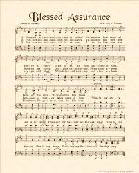 This is my story, this is my song, Blessed Assurance Christian Heritage Hymn Sheet Music Vintage Style Natural Parchment Sepia Brown Ink 8x10 Christian Song Lyrics Hymn Music Hymns Lyrics