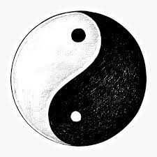 Hand Drawn Yin And Yang Symbol Sticker With A White Border Design Element Free Image By Rawpixel Com How To Draw Hands Yin Yang Symbols