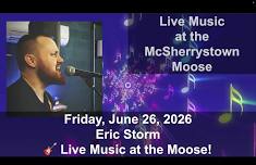 Friday, June 26, 2026 – Eric Storm