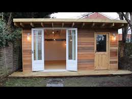Man Cave She Shed Garden Office Youtube Backyard Shed Backyard Office Building A Shed