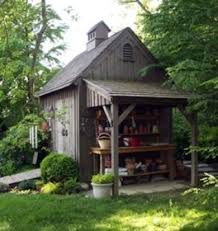 This Is Just Possibly The Cutest Garden Shed Ever Wonder If I Could Talk Himself Into Doing This In The Back Corner Garden Shed Backyard Wood Shed