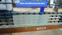 Vertical Glass Sandblasting Machine #glasssprocess #glassprocessing  #glassprocessingmachinery