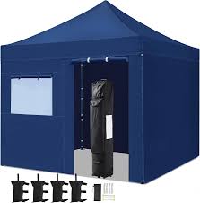 Yaheetech 10x10 Pop Up Commercial Canopy Tent with 4 Removable Sidewalls,  Sandbags, Stakes & Ropes, Waterproof Instant Canopies for Wedding Party ...