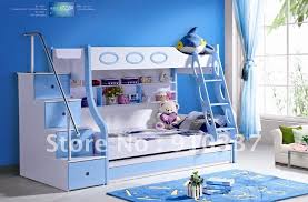 mdf panels kids bed full bunk bed with stairs and underbed storage drawer blue colour 453 55 bunk beds kids bunk beds kids beds with storage