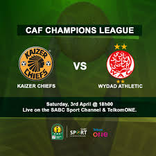 Caf champions league game between kaizer chiefs and horoya take a look at our odds comparison table where you can compare all the betting. Telkom Match Day Watch Kaizer Chiefs Vs Wydad Athletic Live On Sabc Sport Channel And Telkomone Today Kick Off At 18h00 Register And Enjoy This Match For Free Here Https Bit Ly 30asixs