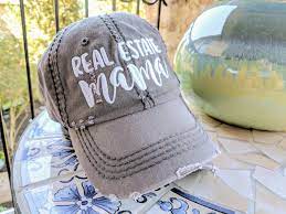 Real Estate Mama Hat Real Estate Hat Real Estate Clothing Etsy Mama Hat Real Estate Shirts Real Estate Agent Gift