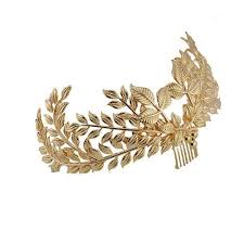 Ff Gold Leaf Hair Crown Wedding Hair Jewelry With Gift Box Hair Jewelry Wedding Hair Accessories Leaf Gold Hair Accessories