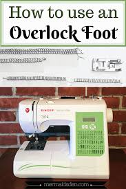 Overlock Overcast Edge Stitch Foot With Guide Sewing Machine Presser Foot,  Fits All Low Shank Snap-On Singer, Brother, Babylock, Euro-Pro, Janome,  Kenmore, White, Juki, New Home, Simplicity, Elna - Walmart.Com