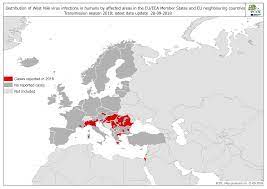 Idph reported 39 human cases (although human cases are underreported), including four deaths. West Nile Fever In Europe In 2018 Human Cases Updated 21 September