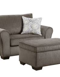 Ottoman chairs are great for apartments, or homes with open floor plans. Harlow Ash Chair 1 2 And Ottoman Bargain Box And Bunks