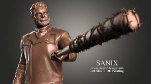 The Walking Dead Negan 3d Printable Model Negan Walking Dead Negan The Walking Dead