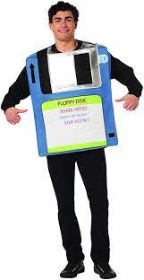 Floppy disk costume