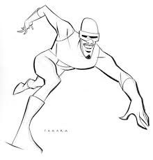 Heroescon Sketch Frozone By Marciotakara On Deviantart Anime Drawings Deviantart Art