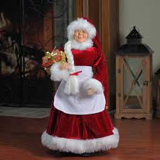 Santa claus standing pose with fur 3d model. Northlight Standing Mrs Claus With Braided Hair And Gifts Christmas Figure 24 See This Great Product This Is Christmas Barbie Northlight Christmas Gifts