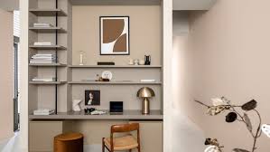 Home Office Colour Schemes Using Warm