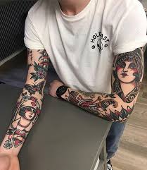 Search Inspiration For A Blackwork Tattoo Traditional Tattoo Sleeve Tattoos Best Sleeve Tattoos