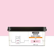 Voir conseiller de vente en magasin. Peinture Mur Luxens Candy 6 Rose Mat 2 5 L Leroy Merlin