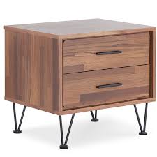 Wolfe 2 Drawer Nightstand Acme Furniture Nightstand Drawer Nightstand