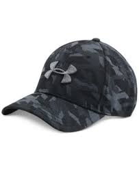 Under Armour Men S Printed Heatgear Logo Hat Macys Com Hats Hats For Men Cap