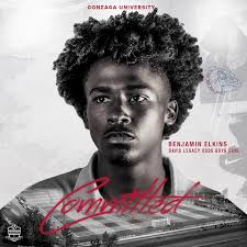 Congratulations to Benjamin Elkins who recently committed to Gonzaga  University! We are proud of you!! Go Zags❤️💙!!! “First off I would like to  say all glory to God for the opportunities he