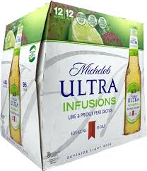 Thanks to michelob ultra, daily meal staffers were able to sample the new beer before it hits shelves this month. Michelob Ultra Infusion Lime Prickly Pear 12oz Bottles Jersey City Super Buy Rite