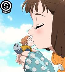 King Diane Kiss By Samy Draw Seven Deadly Sins Anime Anime King Romantic Anime