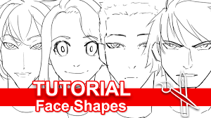 Draw an egg shape for the head and then draw the rest of the body using lines. Tutorial Drawing Unique Face Shapes Youtube