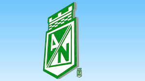 En el centro lleva un cuadrado dividido diagonalmente en dos áreas, una verde y una blanco con las letras a y n iniciales de la institución; Escudo Atletico Nacional 3d Warehouse
