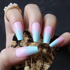 Explore coffin nail's (@coffin_nail) posts on pholder | see more posts from u/coffin_nail about cats, bipolar and random acts of amazon. Medium Coffin Pink Blue Ombre Full Cover Ballerina 24 Nail Tips Glue Ebay