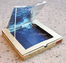 Record the heights of the food from the oven floor: Pizza Box Solar Cooker Kids Science