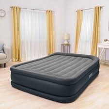 Intex Dura Beam Deluxe Pillow Rest Raised Airbed With Electric Pump Queen Size Intex Air Bed Mattress Bed