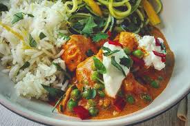 Una delizia unica di solito accompagnato con riso basmati! Pollo Al Curry E Latte Di Cocco Con Basmati Al Lime E Zucchine Il Gusto Di Andre