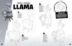 Step by step beginner drawing tutorial of the supply llama in fortnite. Fortnite Official How To Draw Official Fortnite Books Amazon De Epic Games Fremdsprachige Bucher