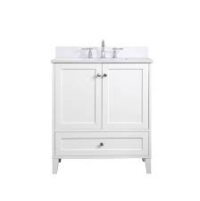 The 60 inch stamford bathroom vanity is designed and fully constructed of solid wood (base and doors). Elegant Lighting Vf18030wh Bs At The Lighting Design Center The Best Decorative Lighting In Tinton Falls Nj Traditional Tinton Falls New Jersey