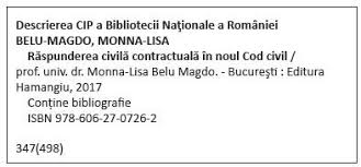 Maybe you would like to learn more about one of these? RÄƒspunderea CivilÄƒ ContractualÄƒ In Noul Cod Civil Lege5 Ro