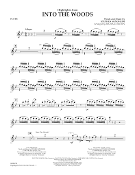 In this short lesson i'm. Michael Brown Highlights From Into The Woods Flute Sheet Music Pdf Notes Chords Musical Show Score Concert Band Download Printable Sku 338298