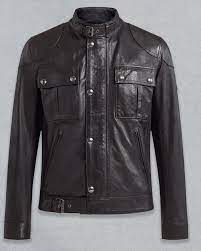 Belstaff Gangster 2 0 Jacket In Black Signature Hand Waxed Leather Black Leather Jacket Belstaff Jackets Jackets