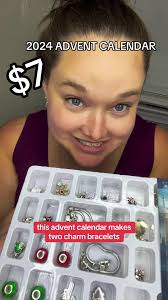 This is the best #adventcalendar for all of your little girls! Who would  want to make charm bracelets and have a sweet keepsake? #charmbracelets  #adventcalendaropening #shophalloween ...