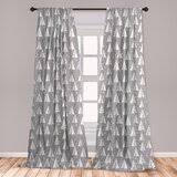 Christmas Curtains Drapes You Ll Love In 2020 Wayfair
