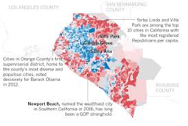 Neighboring counties include san diego, riverside, san bernardino, and los angeles counties, which i also service. For The First Time Since Franklin D Roosevelt A Majority In Orange County Voted For A Democrat Los Angeles Times