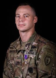 Staff Sgt. Samuel Brooks, an infantryman with 3rd Infantry