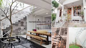Didukung dengan konsep minimalis, rumah berukuran 6×12 ini tentu terlihat lebih modern dan sangat nyaman untuk ditempati. Inspirasi Rumah 2 Lantai Tangga Di Luar Homeshabby Com Design Home Plans Home Decorating And Interior Design