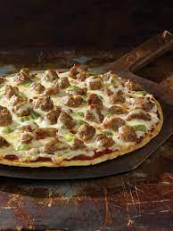 Sicilian Pizza With Sausage And Peppers Recipe Sausage Pizza Recipe Italian Sausage Pizza Recipes