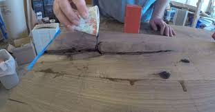 Live edge wood slabs are cuts of wood that do not have finished edges. Building A Floating Vanity With A Live Edge Walnut Slab Hometalk
