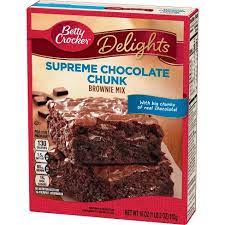 Chocolatey cocoa brownie with salted caramel syrup makes the perfect recipe! Betty Crocker Supreme Chocolate Chunk Brownie Mix 18oz Target