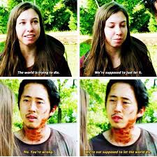 Enid And Glenn The Walking Dead Season 6 Episode 7 The Walking Dead Walking Dead Pictures Walking Dead Season 6