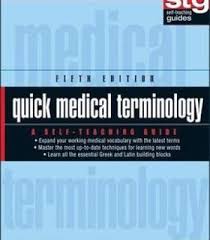 Quick Medical Terminology 5th Edition A Self Teaching Guide Pdf Teaching Guides Medical Terminology Medical