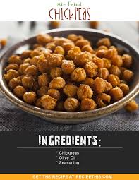 Welcome To My Air Fried Chickpeas Recipe A Delicious Blend Of Mediterranean Spices A Touch Of Olive Oil And My Trusted Ai Recipes Fried Chickpeas Recipe Food