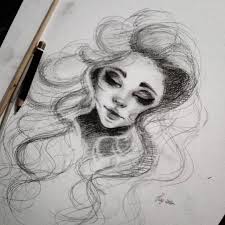 Saturday Crazy Hair Take Care You All Draw Cartoon Illustration Illustrato Cartoon Drawings Drawing Cartoon Characters Pencil Drawings Of Girls