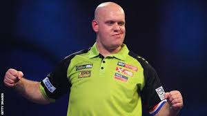 Magnificant michael van gerwen, he raises the roof! Pdc Darts Championship Michael Van Gerwen Into Last 16 But James Wade Out Bbc Sport